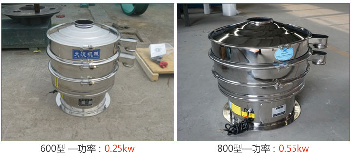 食品振動篩同種材質(zhì)有不同大小的型號，而型號的不同就會影響價格。